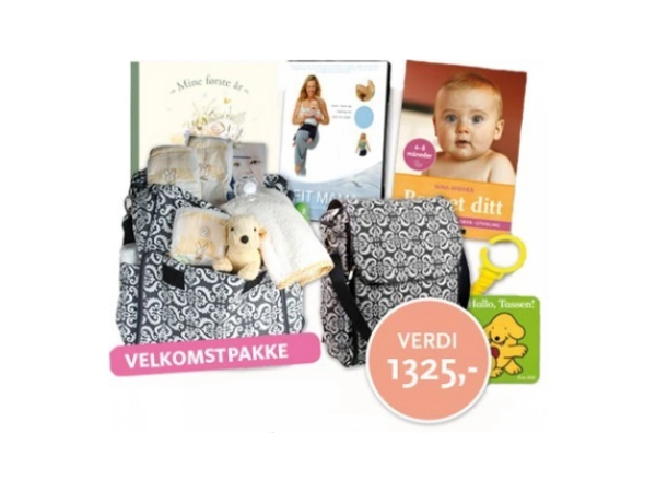 Babypakke med stelleveske
