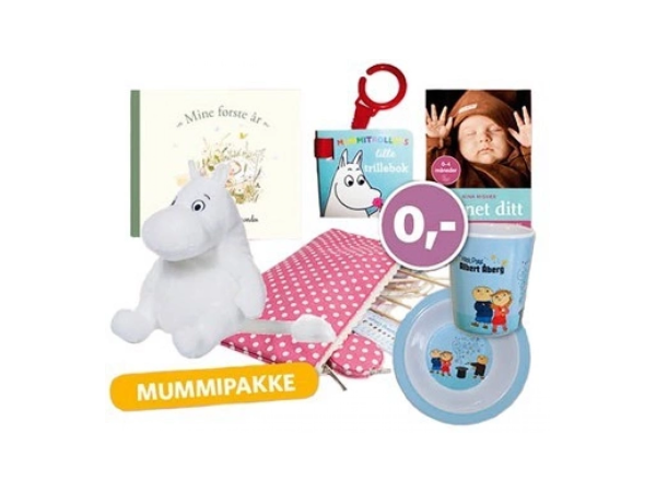 Mummitrollet babypakke