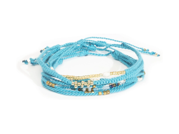 Håndknyttede armbånd fra Bali og bokpakke