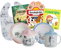 Babypakke med Mummi servisesett