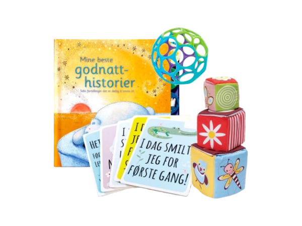 Babypakke med stableklosser