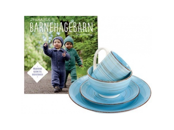 Barnebok og servise i 24 deler
