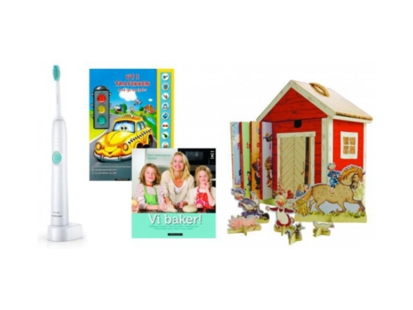 Barnepakke med el-tannbørste