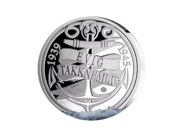 Krigsseilermedaljen i 99,9% sølv