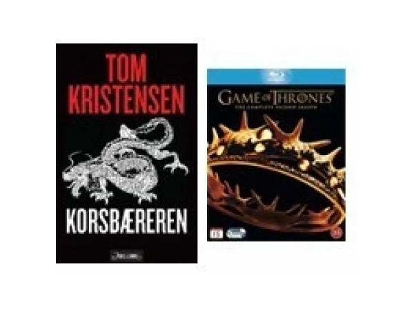 Game of Thrones på DVD og krimbokpakke