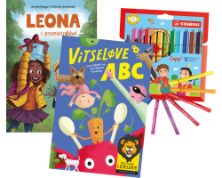 Leseløve bok, Vitseløve 8 ABC og kvalitetstusjer