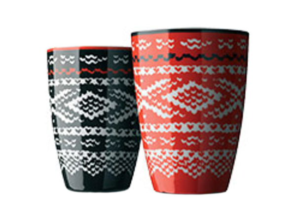 Termokopper med Mariusmønster og krimbokpakke