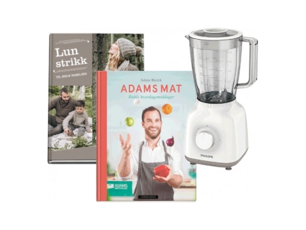 Philips blender og hobbybøker