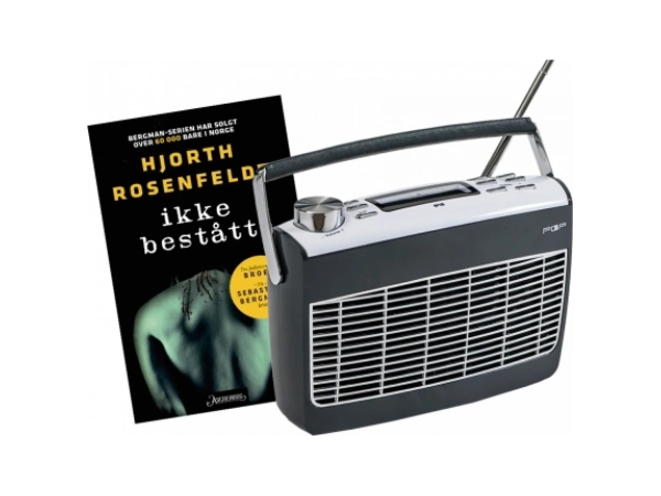 POP retro digitalradio og 2 bøker