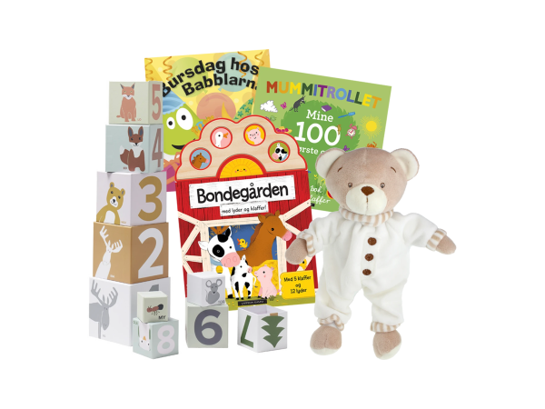 Bamse, stableklosser og 3 babybøker