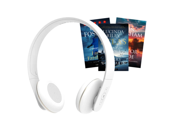 Kreafunk aHEAD 2 hodetelefoner og bokpakke