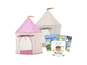 Kid’s Concept leketelt og 3 barnebøker