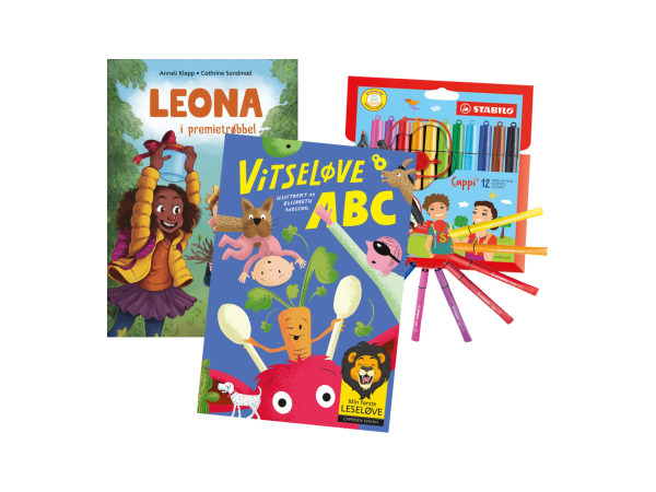 Leseløve bok, Vitseløve 8 ABC og kvalitetstusjer