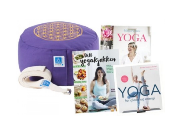 Yogapakke med meditasjonspute